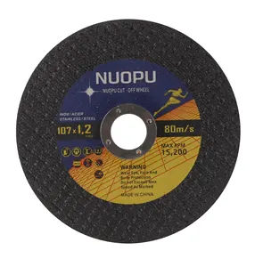 Disque abrasif EN12413 résine technologie de traitement Unique chine noir/rouge Nuopu