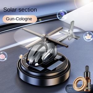 Diffuseur d'air solaire pour voiture au design moderne, écologique, parfumé, hélicoptère solaire - Product Image 1