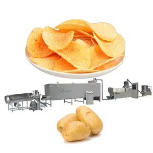 Prix d'usine Ligne de production de chips de pommes de terre Frites fraîches faisant la machine Falkes de pommes de terre Usine de traitement