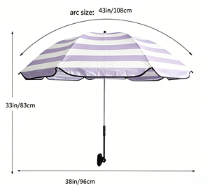 Chaise longue pliable dédiée aux jeux sportifs avec <span class=keywords><strong>parasol</strong></span> rayé, chaise de plage extérieure en matériaux personnalisés, approvisionnement en gros, MOQ200 - Product Image 4
