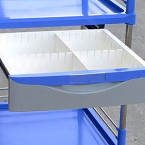 Chariot d'instruments hospitaliers MS-T70 en acier et plastique pour soins infirmiers - Product Image 4