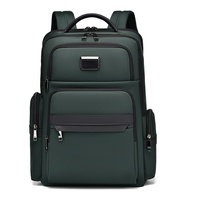 Nouveau Sac à Dos en Jean pour Homme, Sac à Dos d'Affaires Grande Capacité 20-35L en Polyester pour Ordinateur Portable et Voyages d'Affaires Transfrontaliers