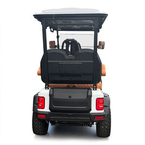 Voiture de golf électrique 4 places de style moderne 2026, sièges en cuir de luxe, batterie au lithium à autonomie étendue pour les stations balnéaires et les sites panoramiques - Product Image 4