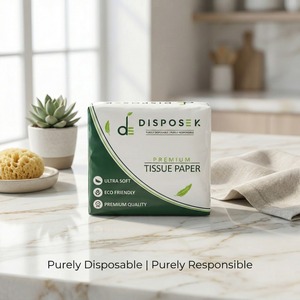 Papier mouchoir de qualité supérieure, 2 plis, en papier vierge, ultra doux, hautement absorbant, respectueux de la peau, pour le bureau - Product Image 5