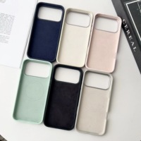 Coque de téléphone en silicone magnétique avec chargeur sans fil pour iPhone 17 Pro Max, antichoc, protection d'écran incluse, style professionnel