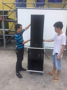 Boutum 12 pouces double système de sonorisation de scène extérieure complet avec caisson de basses et grand son pour <span class=keywords><strong>DJ</strong></span> - Product Image 4