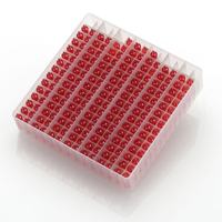 Système de gicleurs d'incendie automatique Ampoule thermique 68 degrés Accessoire d'équipement de lutte contre l'incendie en verre rouge