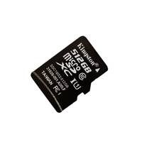 Flash Drive Mini SD Kingston 64GB Kelas 10 dengan Adaptor Hitam Kecepatan U3/V30/A2 untuk Kamera & DVR