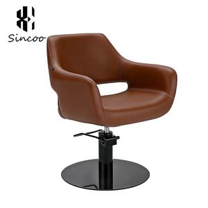 Fauteuil de Salon Moderne pour Coiffeur, Pivotant à 360 Degrés, Inclinable et Réglable en Hauteur, en Cuir, pour Barbier - Product Image 5