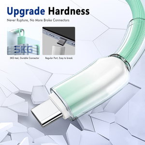 Nuevo diseño 60W 20V 3A Carga rápida Tipo-<span class=keywords><strong>C</strong></span> <span class=keywords><strong>a</strong></span> Tipo-<span class=keywords><strong>C</strong></span> Cable Transferencia de datos para dispositivo Android I <span class=keywords><strong>P</strong></span> 15 - Product Image 3