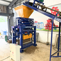 Machine à fabriquer des blocs de béton QT4-35 pour le Ghana, petite usine de blocs, fabricant de briques creuses, équipement de production de pavés en ciment