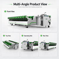 Machine de découpe d'herbe artificielle haute précision XPRO CUT X5, modèle 4880 mm de largeur, commande servo PLC, affûtage automatique des lames, moteur