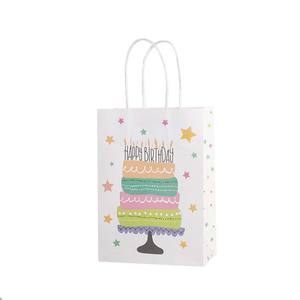 Yüksek kaliteli mutlu yıllar Kraft kağıt hediye çantası - Product Image 2