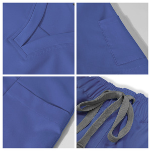 High Quality Joggers Set Nurse Uniforms Hospital Scrubs Comfortable Casual Style Unisex Polyester Rayon Spandex Blend Woven - Product Image 4