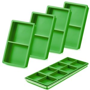 Bac à glaçons et moule de cuisson en silicone, conçu pour la congélation et la fabrication de glaçons, pour usage domestique - Product Image 3