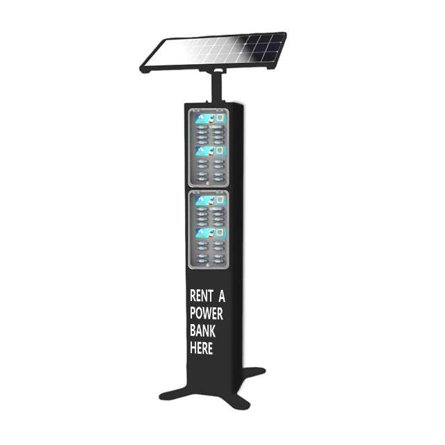 Litapower Solar Panels Powerbanks Outdoor Public Solar Energy Shared Charge Machine Portable Battery Power Bank Rental Station
