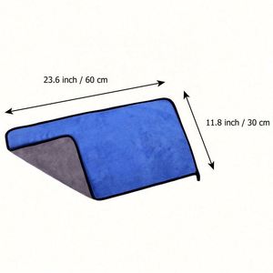 Chiffon de nettoyage automobile en microfibre épaissie, personnalisé et brodé sur mesure, multi-usages, séchage rapide, super absorbant, écologique - Product Image 3