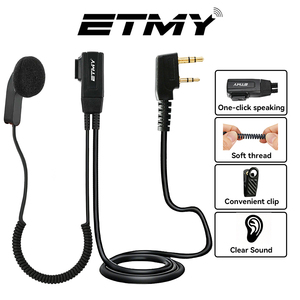 Écouteur ET-ERPA30J 0,35 mm à 2 broches avec PTT pour radios portables TK-2107 TK-3107 TK-2207 TK-3207 TK-2360 UV-5R UV-82 BF-888S - Product Image 4