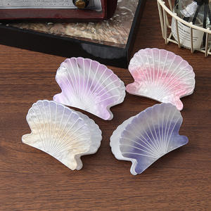 BELLE WORLD Pince à <span class=keywords><strong>cheveux</strong></span> moyenne en acrylique, style japonais et coréen, dégradé coloré, pour <span class=keywords><strong>femme</strong></span>, pour chignon ou demi-chignon, pince coquillage - Product Image 3