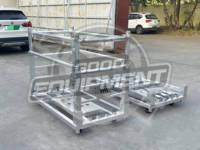 Support de transport pour luminaire en aluminium Chariot pour chariot à tête mobile amovible et réglable