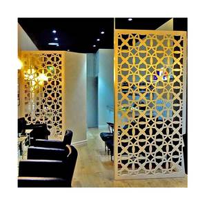 Vách Ngăn Màu Vàng Tùy Chỉnh Vách Ngăn Phòng Bằng Thép Không Gỉ Vách Ngăn Phòng Và Sảnh - Product Image 1