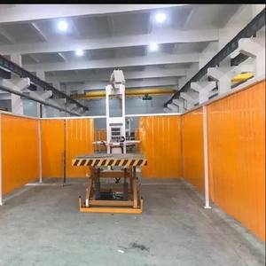 De fabriek verkoopt hittebestendige, vlamvertragende zwarte <span class=keywords><strong>PVC</strong></span> anti-UV las-scheidingsgordijn, anti-brand kunststof stripdeur-gordijn - Product Image 4