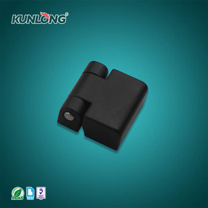 Bisagra de Puerta Pivotante Plana Ajustable KUNLONG SK2-024-2, de Aleación de Zinc Industrial, Color Negro Mate, 4 mm de Grosor, Ángulo de Apertura de 180° - Product Image 5