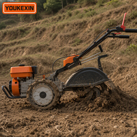 Motoculteur thermique 4x4 YKX pour le désherbage et le travail du sol agricole – Idéal pour la ferme et le jardin