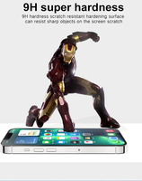 Protecteur d'écran flexible nano 9H, anti-choc, anti-rayures, film transparent pour iPhone 15, vente en gros d'usine