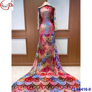 Lisami Rts Fashion Metalli Velvet Real Silk avec fleur en velours découpée à la main, luxe Gabasaar et Dirac, soie fantaisie douce - Product Image 2