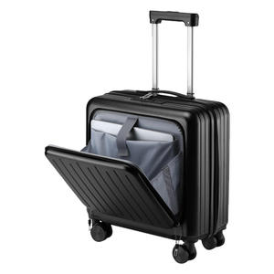 <span class=keywords><strong>Valise</strong></span> à roulettes ABS à ouverture frontale 18 pouces, petite <span class=keywords><strong>valise</strong></span> cabine sans frais de dépose, 20 pouces, multifonctionnelle avec serrure à combinaison pour voyage - Product Image 4
