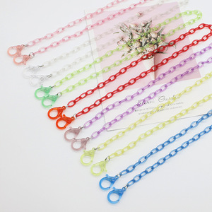 Niños Niño Anti-Perdida Plástico Transparente Acrílico Conveniente Acetato Mascarilla Cordón Máscaras Soporte de cadena para Máscaras - Product Image 3