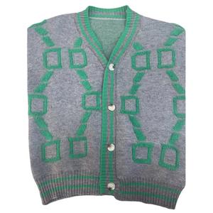 <span class=keywords><strong>Cardigan</strong></span> da donna in maglia a maniche lunghe con scollo a V e ricami - Product Image 5