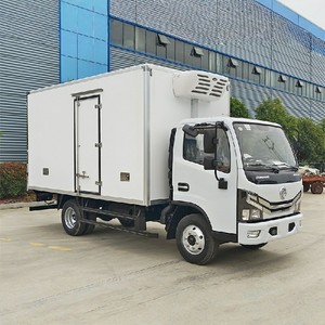 DONGFENG 4x2 New <b>Refrigerated</b> Truck 5 Ton Vegetables Fruits Ice Cream Fish Meat Freezer Frozen Truck - Product Image 1