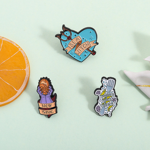 Phù thủy biển Ursula men pin lấy cảm hứng từ phim hoạt hình lãng mạn Trâm đồ trang sức quà tặng cho trẻ em bạn bè bán buôn - Product Image 2