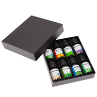 Pack de 8 Offres Spéciales de marque privée à faible quantité minimale de commande 100% extraits de plantes pures Romarin Menthe Arbre à thé Rose Huile essentielle de lavande