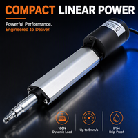 Actionneur linéaire intelligent 12V DC, micro-moteur à balais métallique avec IP54, 3000 tr/min, charge 100N pour appareils électroménagers et ouverture de fenêtres SKA