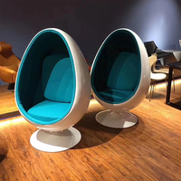 Chaise œuf de salon de loisirs chaise de canapé ronde moderne chaise de salon à bulles