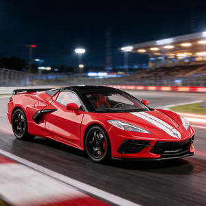 2026-02 Doublehorse <span class=keywords><strong>1</strong></span>:<span class=keywords><strong>24</strong></span> Modellino <span class=keywords><strong>Auto</strong></span> in Lega C8 con Suono e Luci, Giocattolo Convertibile, <span class=keywords><strong>Auto</strong></span> di Simulazione Grande in Lega - Product Image 1