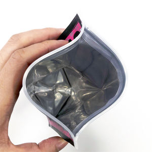 Pochette plate anti-pincement et anti-glissement, fermeture à glissière à 3 côtés, en aluminium, anti-effraction, emballage Labz, sac en mylar - Product Image 3