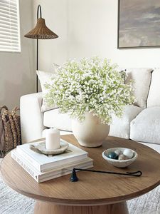 Fiori Artificiali di Gypsophila, Bouquet Finti di Gypsophila in Grandi Quantità per Matrimoni, Feste, Decorazioni Floreali per la Casa - Product Image 2