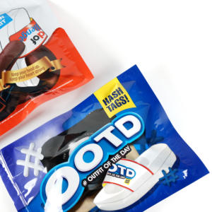 Vêtements personnalisés écologiques Pantoufles Sweatshirt Sacs d'emballage en plastique à fermeture éclair - Product Image 4