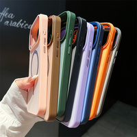 Fundas Magnéticas de Lujo con Carga Inalámbrica para iPhone 18 Pro Max 17 16 15 14 13 12 11, Carcasa Trasera Mate Antigolpes