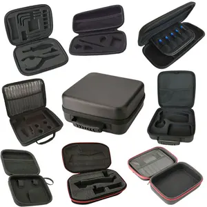 Factory Custom Waterproof Anti-shock Travel Eva Hard Zipper Storage Carry Cases Foam Hard Shell EVA Cases