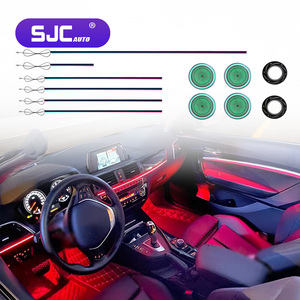 Kit d'éclairage ambiant intérieur de voiture LED 64 couleurs SJC Upgrade pour <span class=keywords><strong>BMW</strong></span> Série 2 F22 2014-2020, cache-haut-parleur, symphonie décorative - Product Image 4