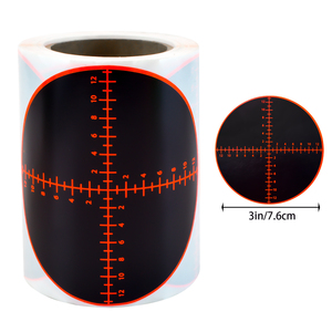 Croix verte rouge numérique visant la pratique du <span class=keywords><strong>tir</strong></span> autocollants 100 pièces/rouleau pulvérisation trou de balle Portable cible arcs flèches - Product Image 4