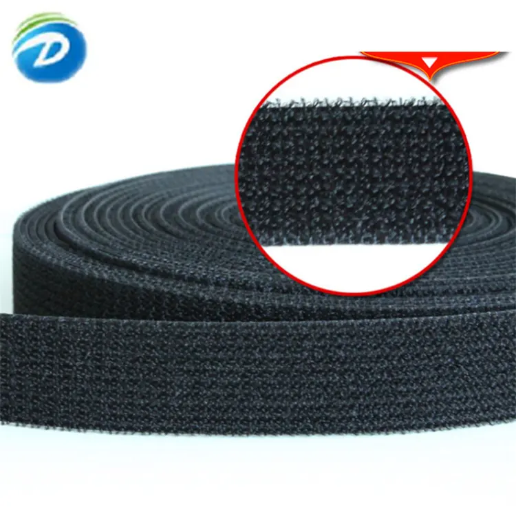 Deson OEM Breite selbstklebende Haken und Schleife Band 100 % Nylon Rückseite selbstklebende Befestigungen Nähen verschiedene Farben Haken und Schleife