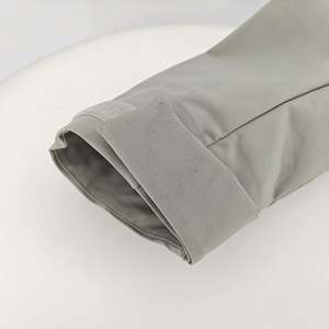 Veste d'extérieur à capuche imperméable 100 % polyester réfléchissante pour homme, design personnalisé, fermeture éclair, vente chaude - Product Image 6