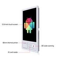 21.5 pouces au détail auto-commande paiement écran tactile Kiosque impression LCD Restaurant supermarché libre-service tout-en-un machine Android