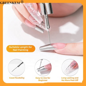 12ml 4 couleurs <span class=keywords><strong>miroir</strong></span> pour ongles Gel Liner UV LED <span class=keywords><strong>effet</strong></span> métal Logo personnalisé Nail Liner Gel Polish - Product Image 4